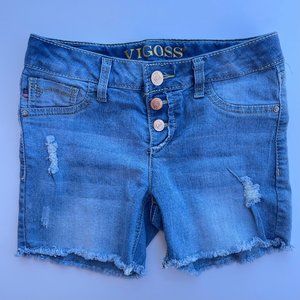 Girls size 10 Malibu Mid Shorts Denim